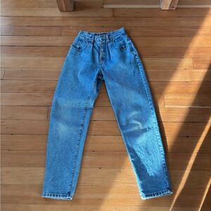 90s Buffalo denim trouser style exposed button fly